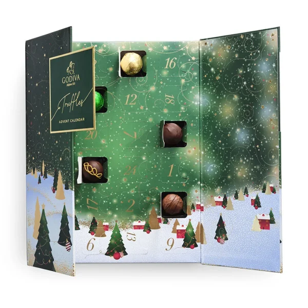 Holiday Chocolate Truffle Advent Calendar