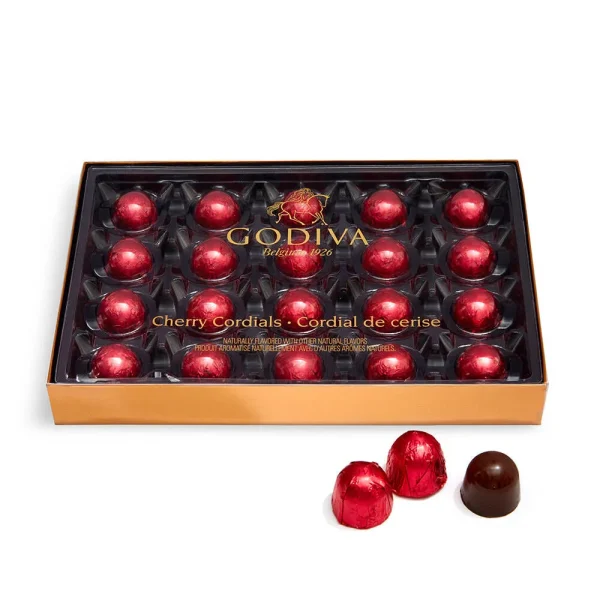 Chocolate Cherry Cordials, 20 pc.