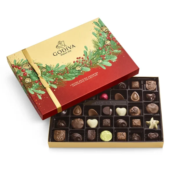 Limited Edition Assorted Chocolate Holiday Gift Box, 36pc