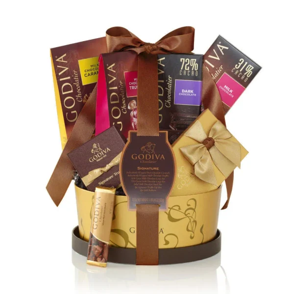 Signature Gift Basket, Classic Ribbon